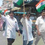 देश के जांबाजों के सम्मान में काशीपुर में कांग्रेस ने निकाली तिरंगा यात्रा, देखिए वीडियो।